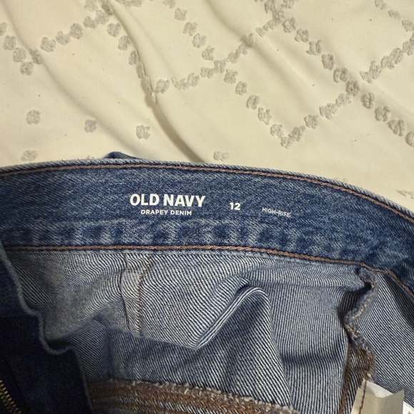 Knee-Length Denim A-Line Skirt - Picture 4 of 4